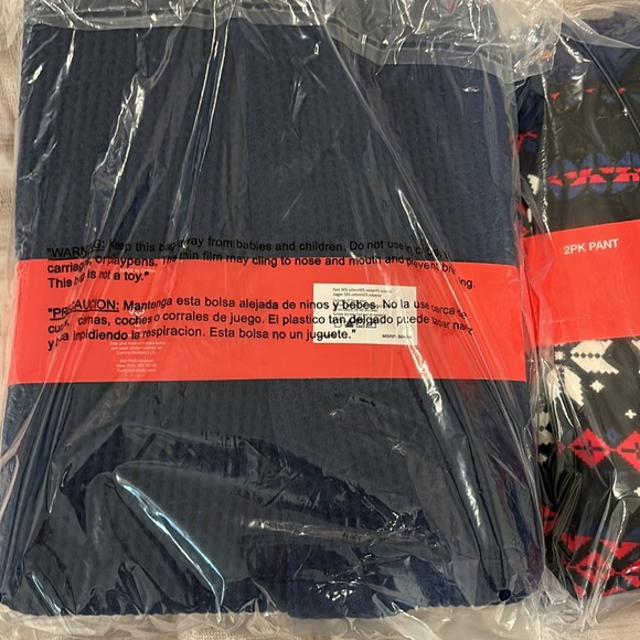 NWT GAP Men’s Deep Cobalt 2pk Pajama Pants Set Retail $84.95 - Picture 4 of 4